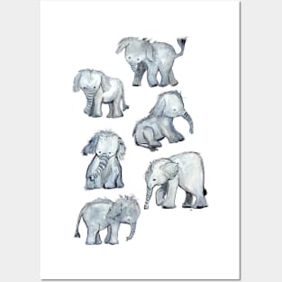 Little Elephants Posters and Art